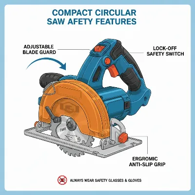 Circular Saw with Safety Features